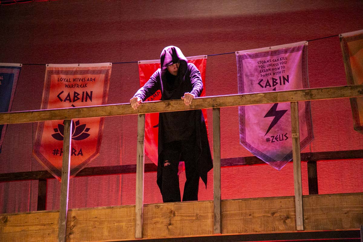 Students perform in The Lightning Thief at CHC.