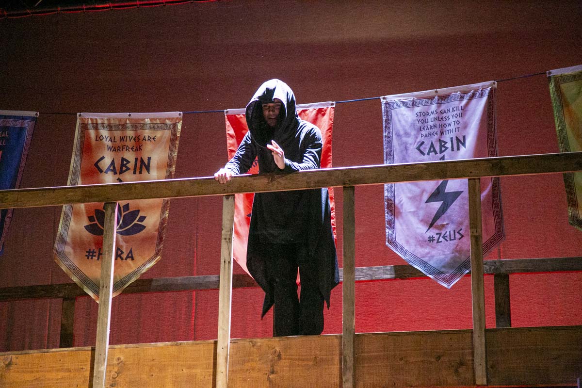 Students perform in The Lightning Thief at CHC.