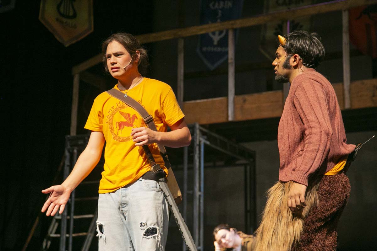 Students perform in The Lightning Thief at CHC.