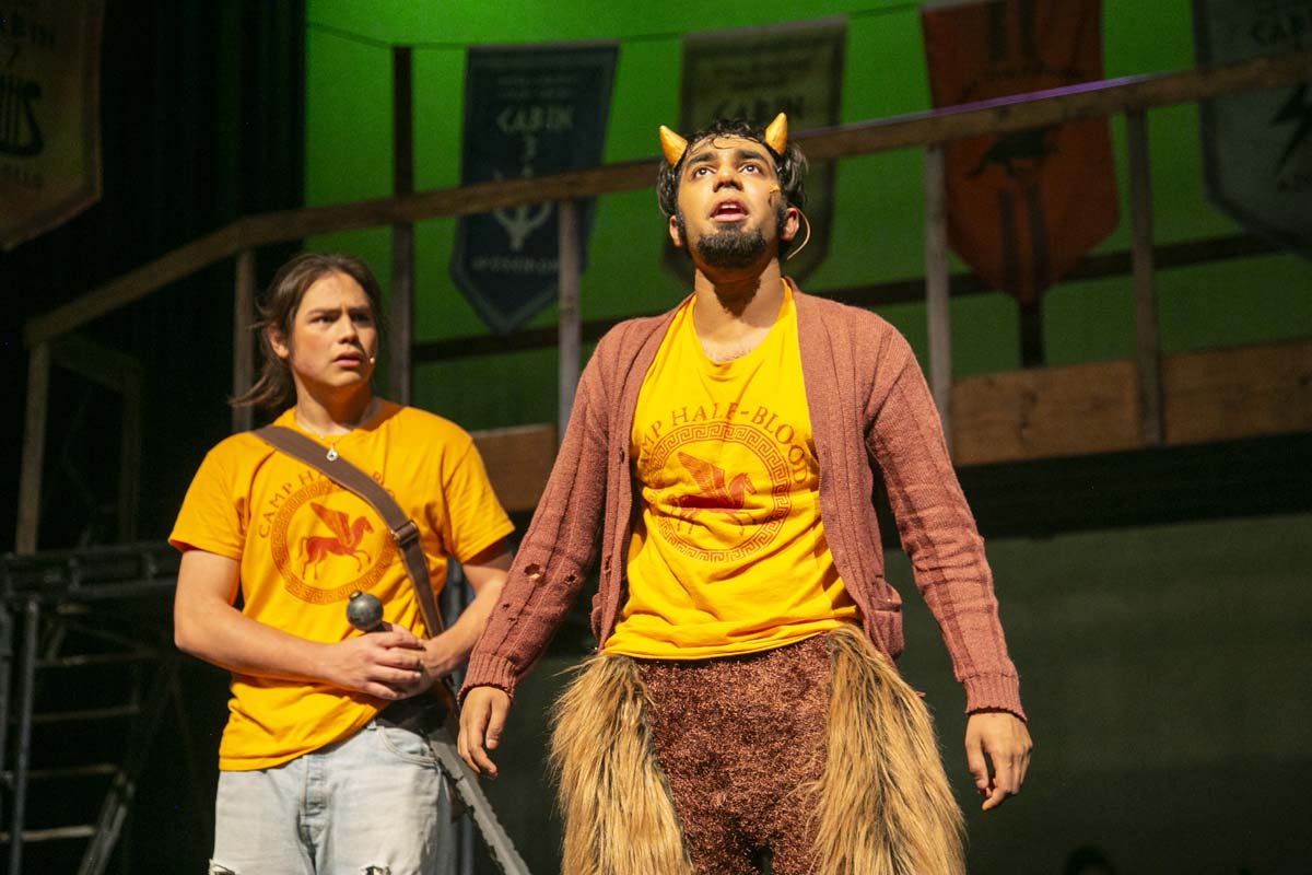 Students perform in The Lightning Thief at CHC.