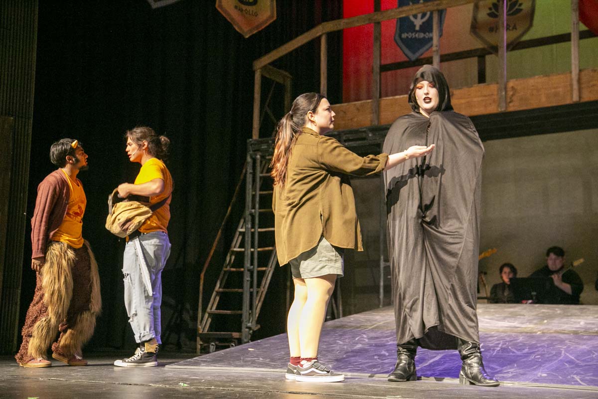 Students perform in The Lightning Thief at CHC.