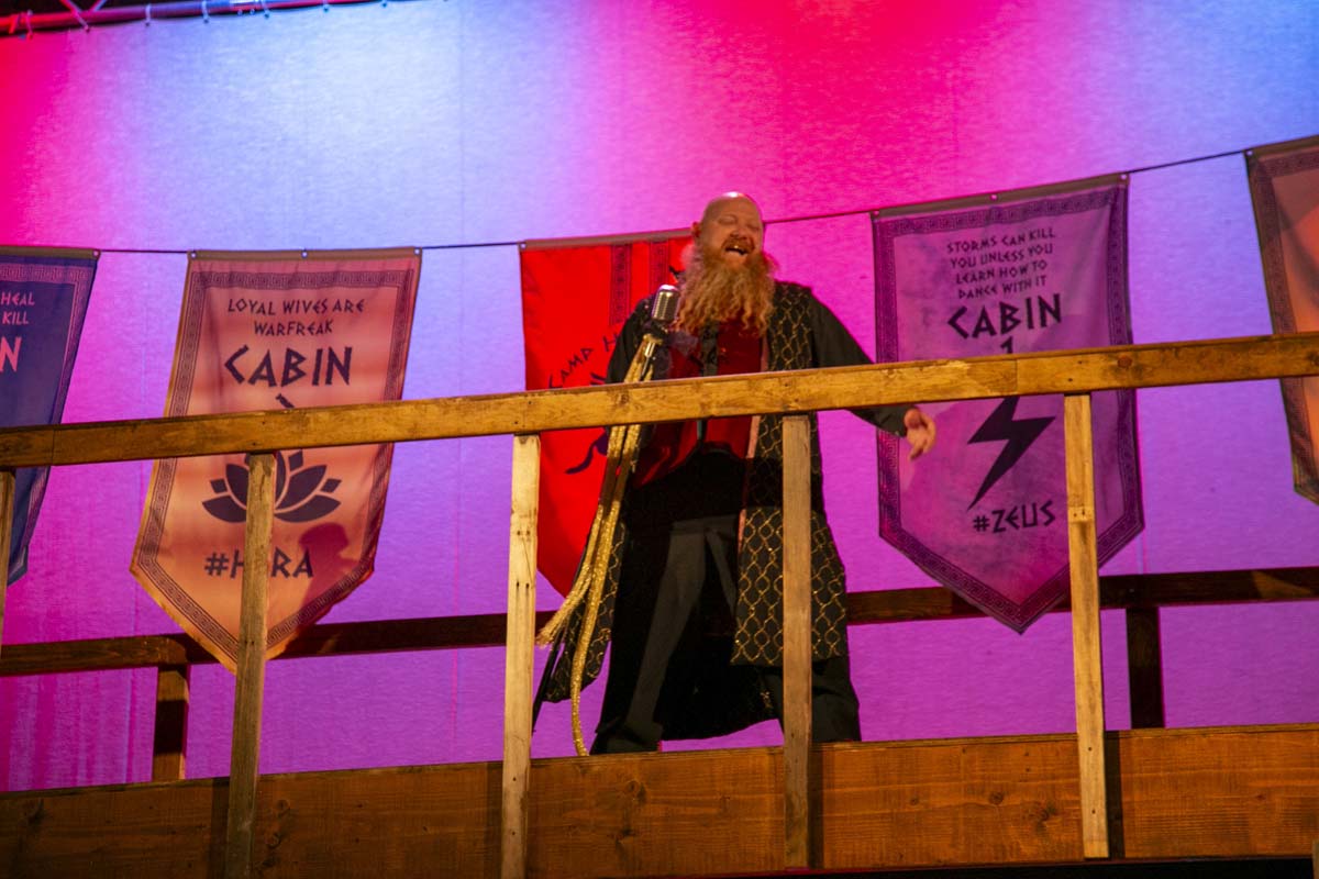 Students perform in The Lightning Thief at CHC.