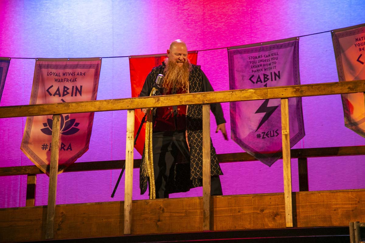 Students perform in The Lightning Thief at CHC.