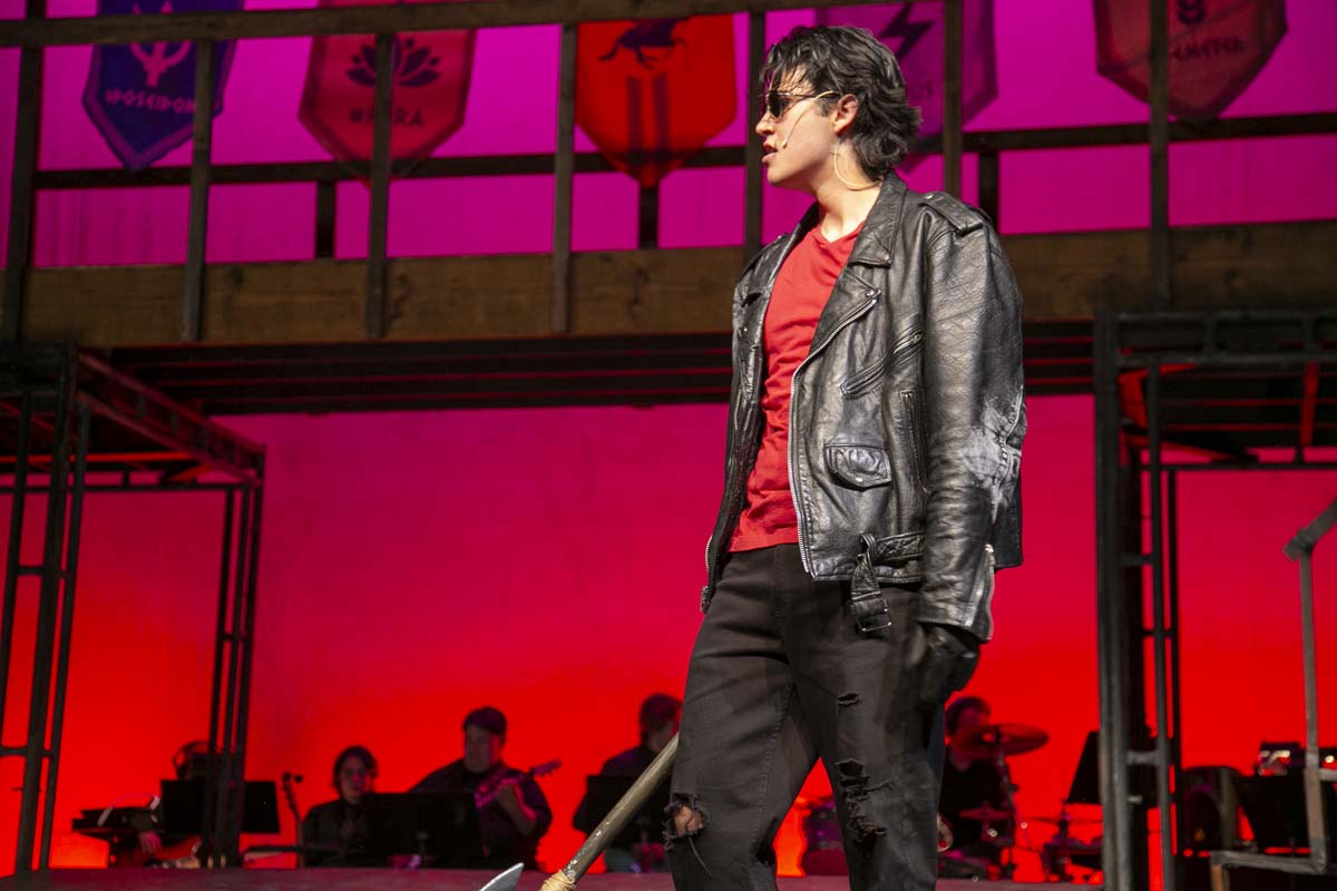 Students perform in The Lightning Thief at CHC.