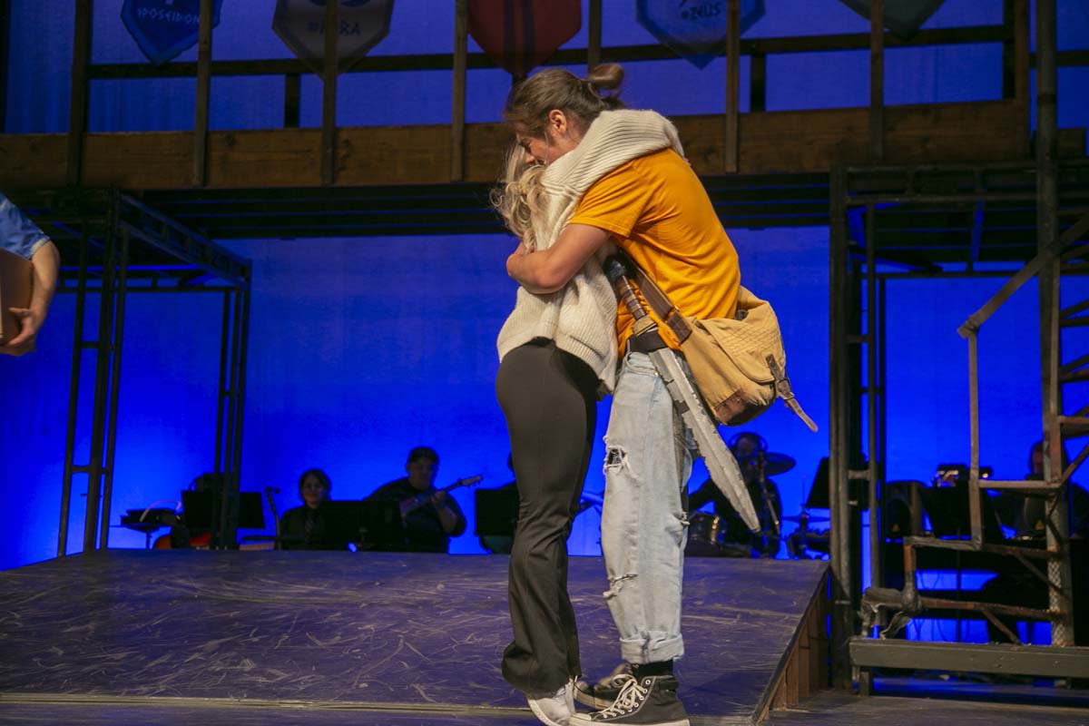 Students perform in The Lightning Thief at CHC.