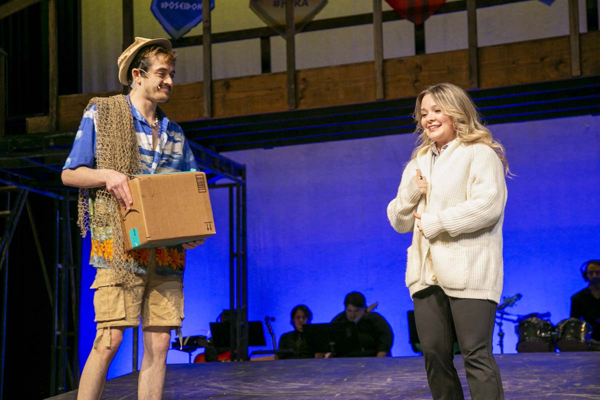 Students perform in The Lightning Thief at CHC.