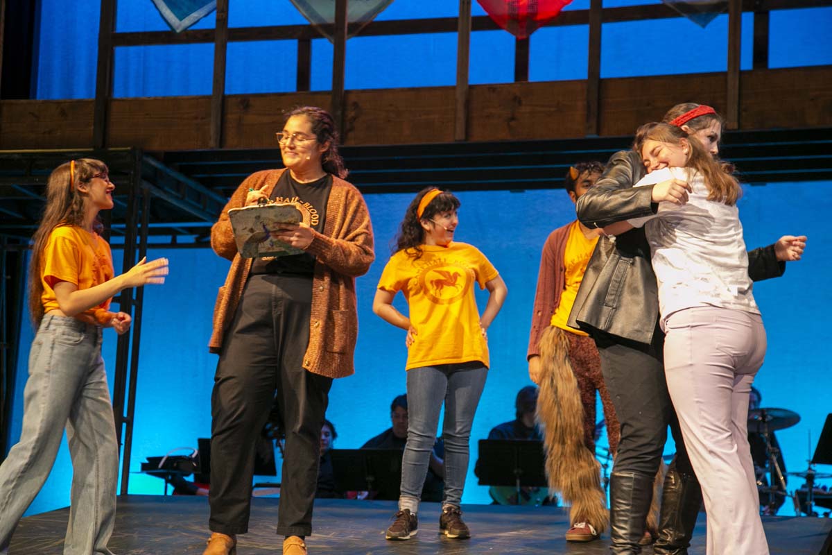 Students perform in The Lightning Thief at CHC.