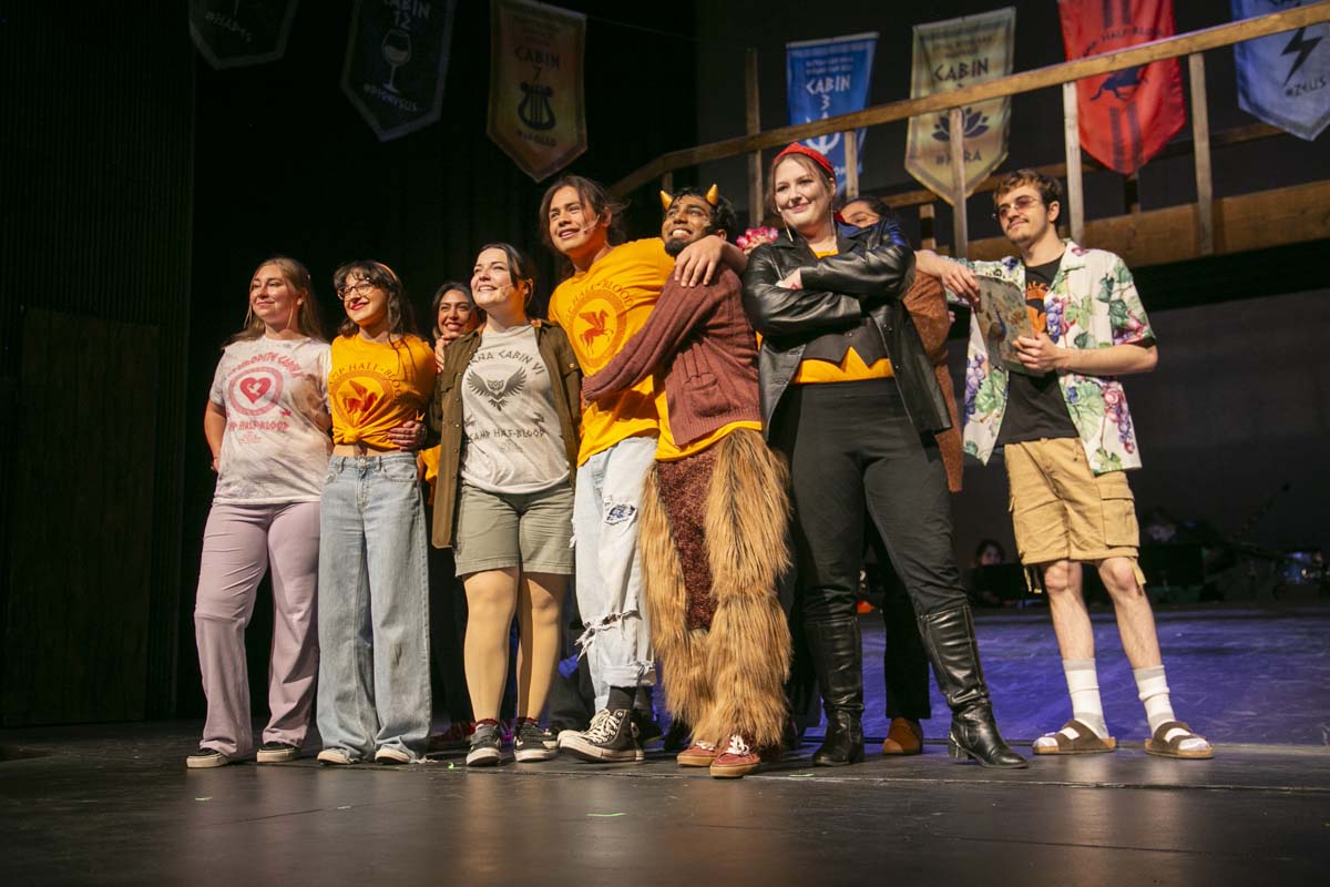 Students perform in The Lightning Thief at CHC.