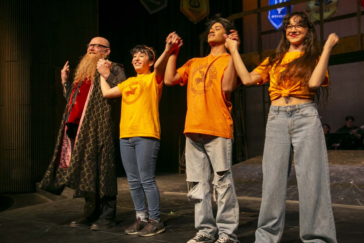 Students perform in The Lightning Thief at CHC.