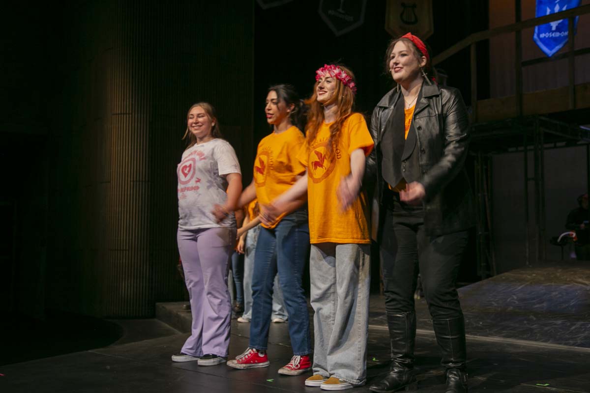 Students perform in The Lightning Thief at CHC.