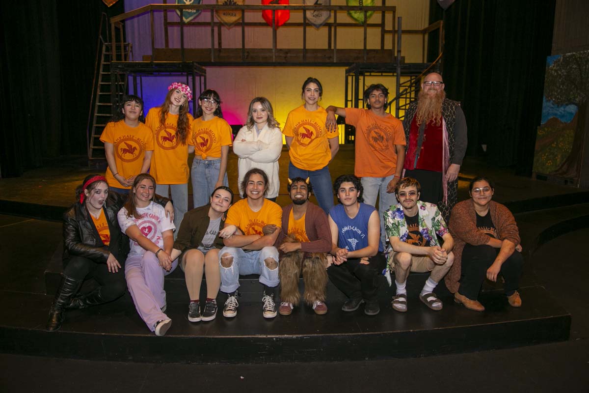 Students perform in The Lightning Thief at CHC.