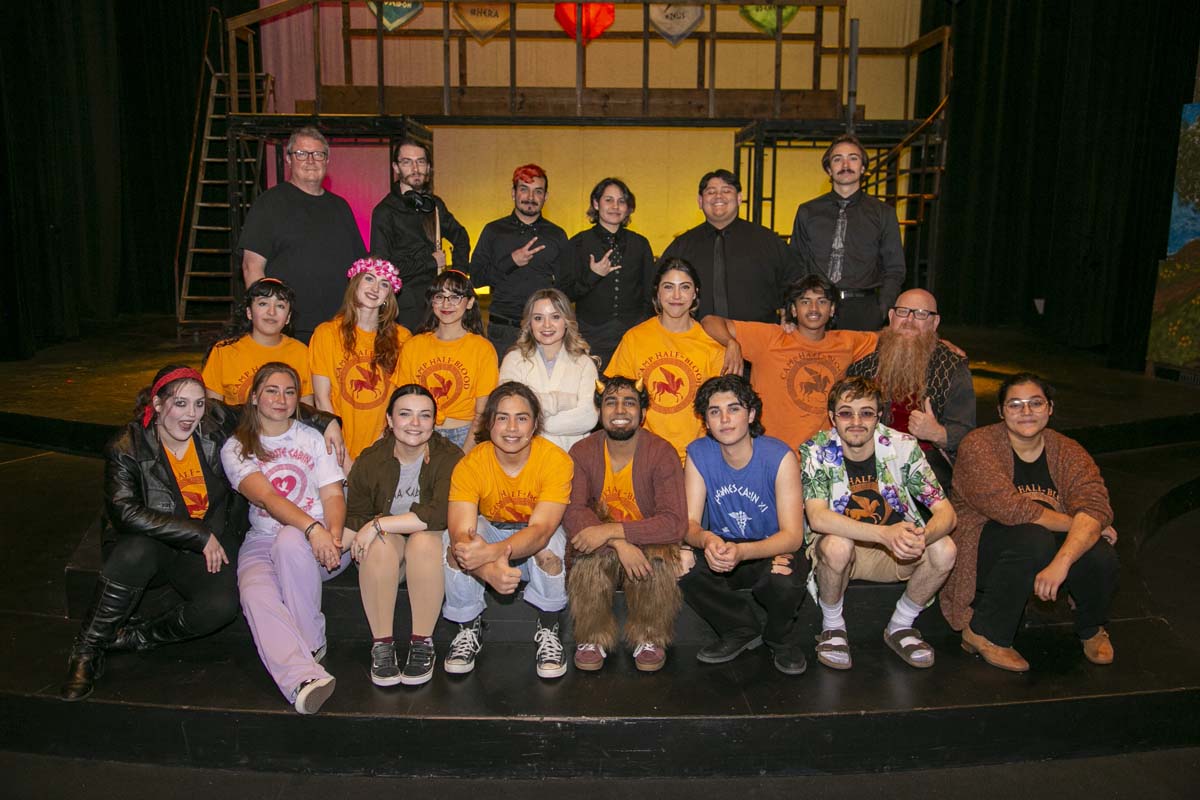 Students perform in The Lightning Thief at CHC.