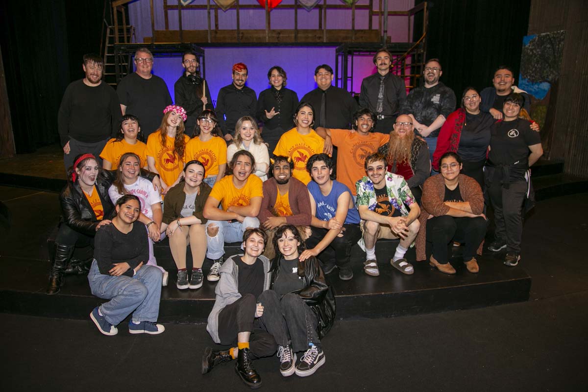 Students perform in The Lightning Thief at CHC.