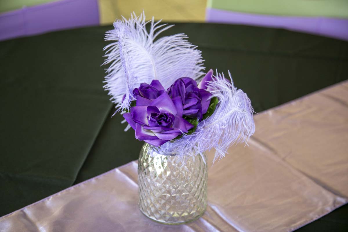 Students attend the CHC Lavender Grad Luncheon.