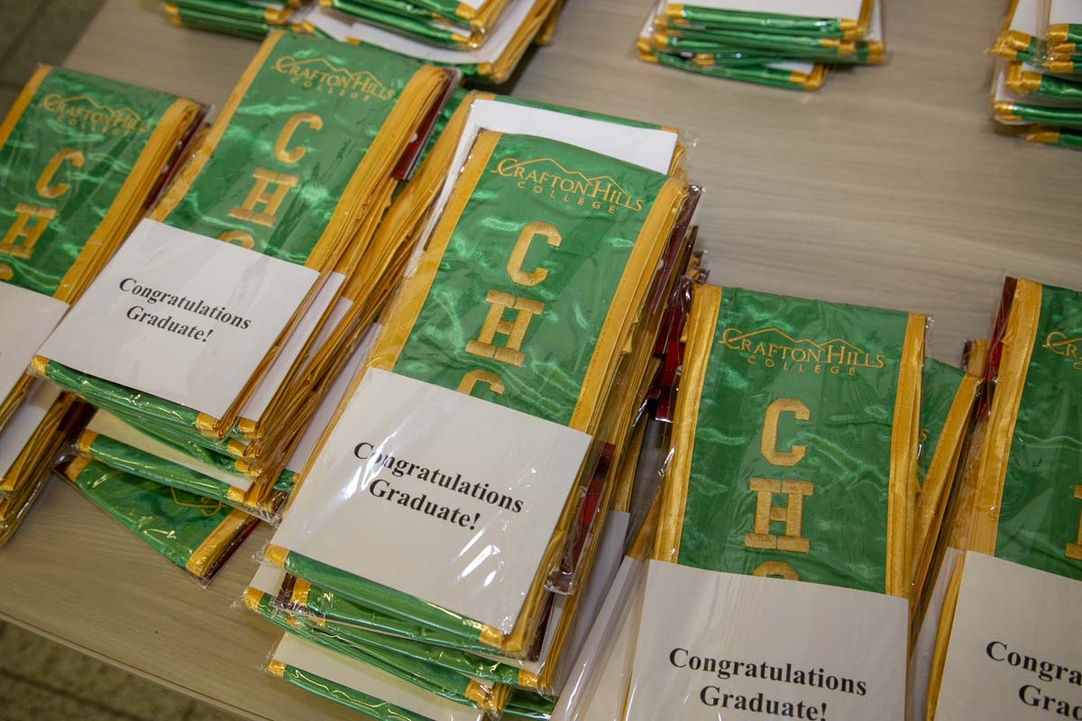 Students attend the CHC Lavender Grad Luncheon.