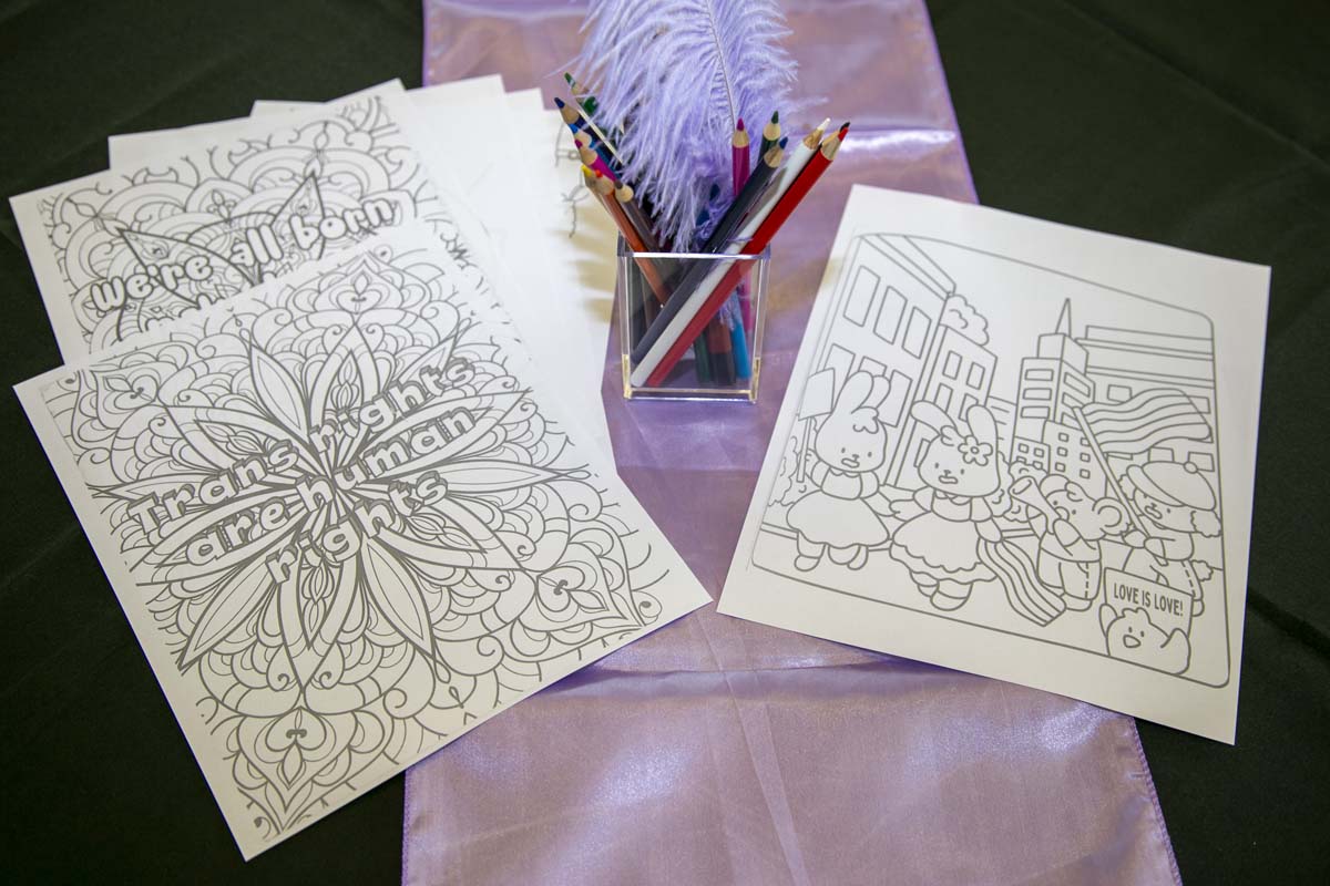 Students attend the CHC Lavender Grad Luncheon.