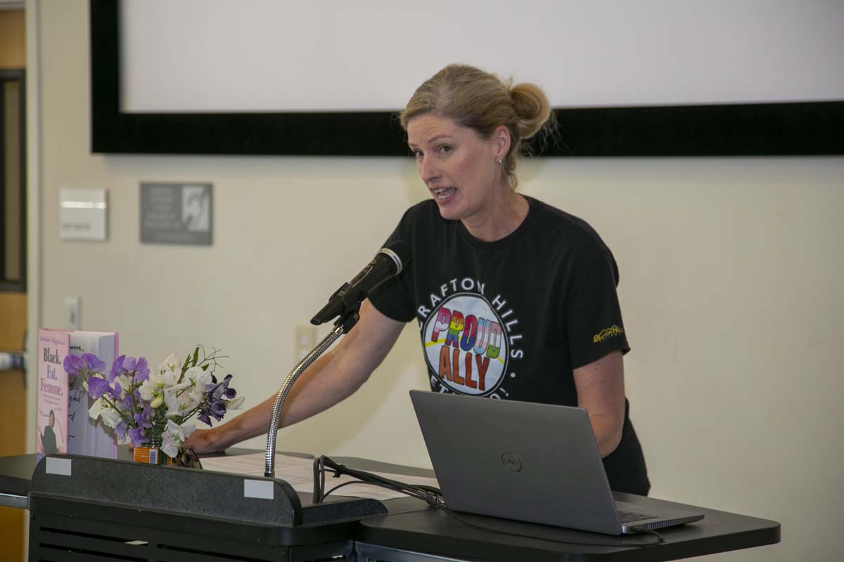 Students attend the CHC Lavender Grad Luncheon.