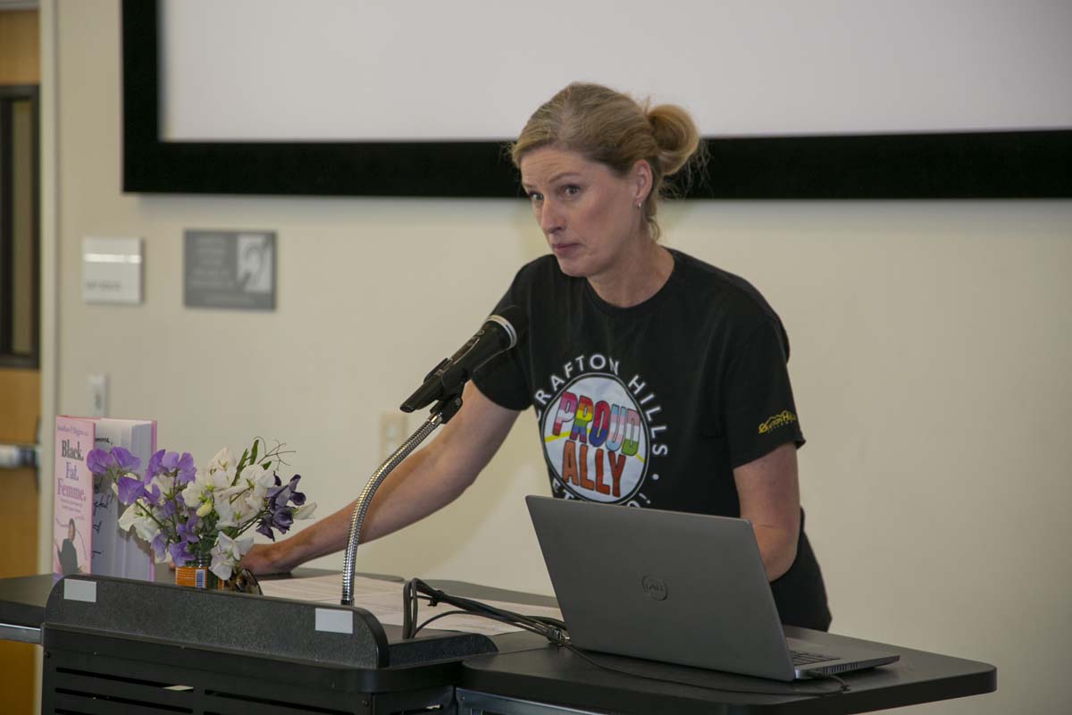 Students attend the CHC Lavender Grad Luncheon.