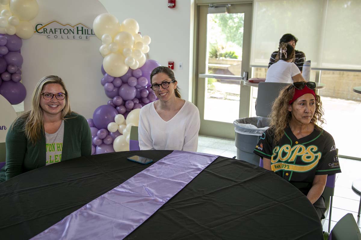 Students attend the CHC Lavender Grad Luncheon.