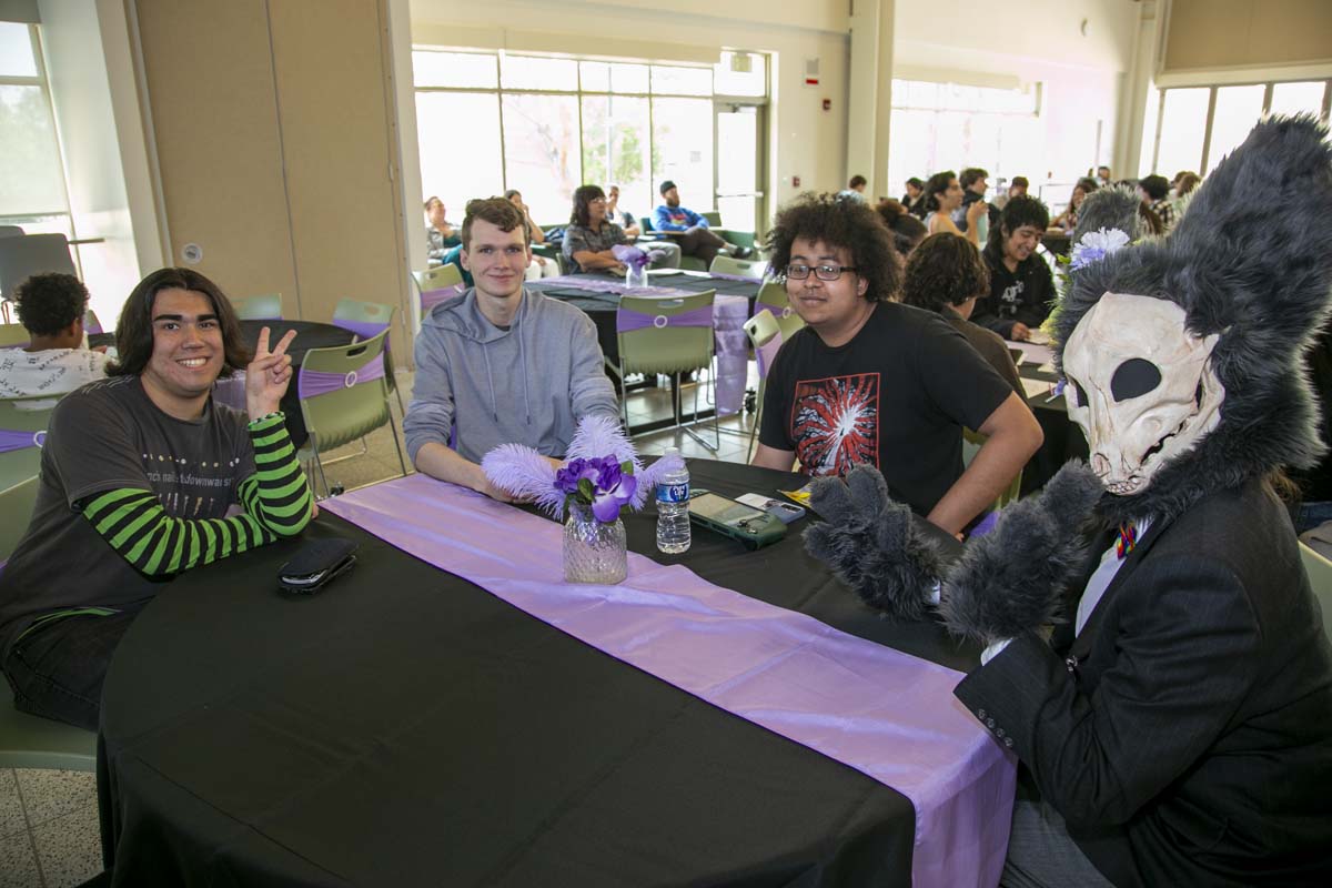Students attend the CHC Lavender Grad Luncheon.