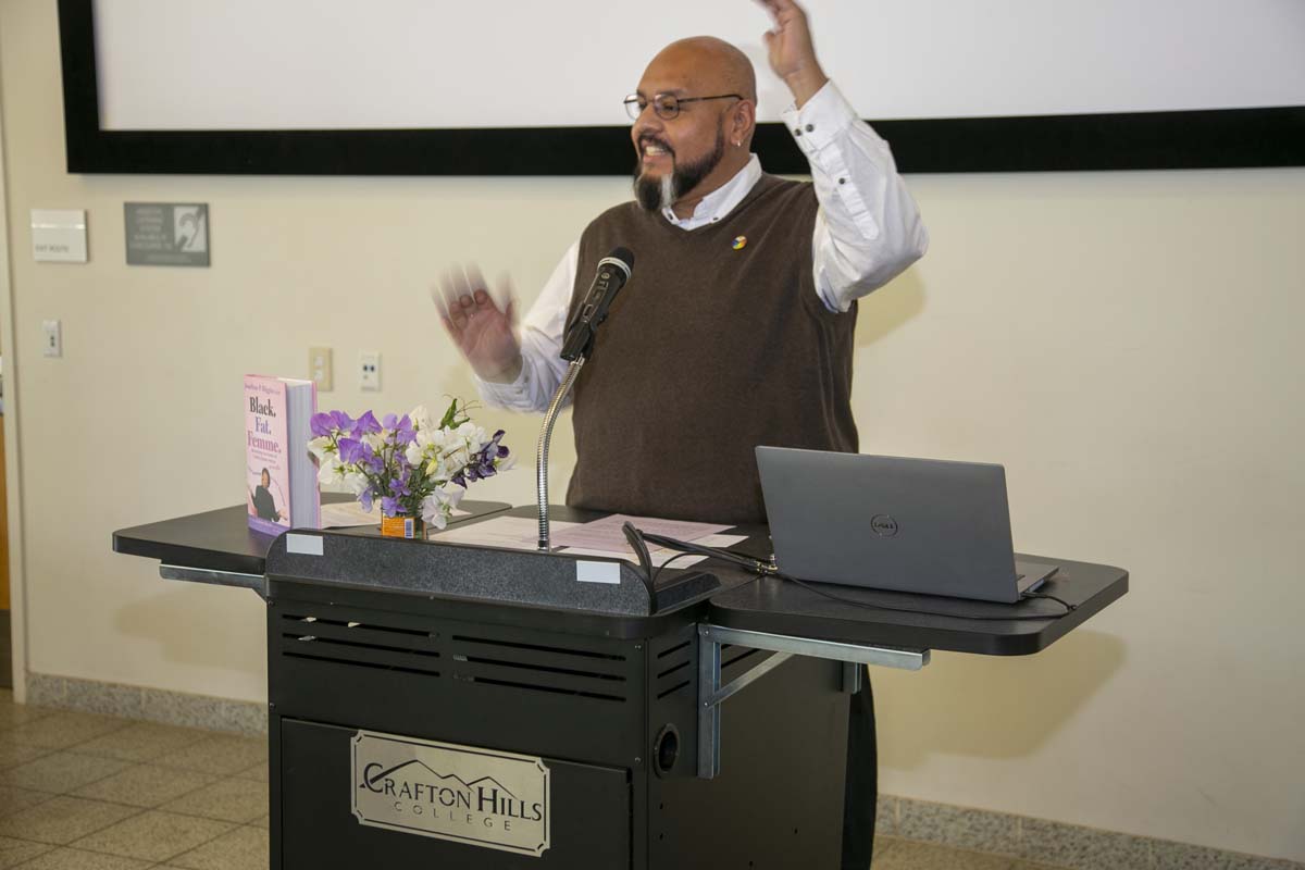 Students attend the CHC Lavender Grad Luncheon.