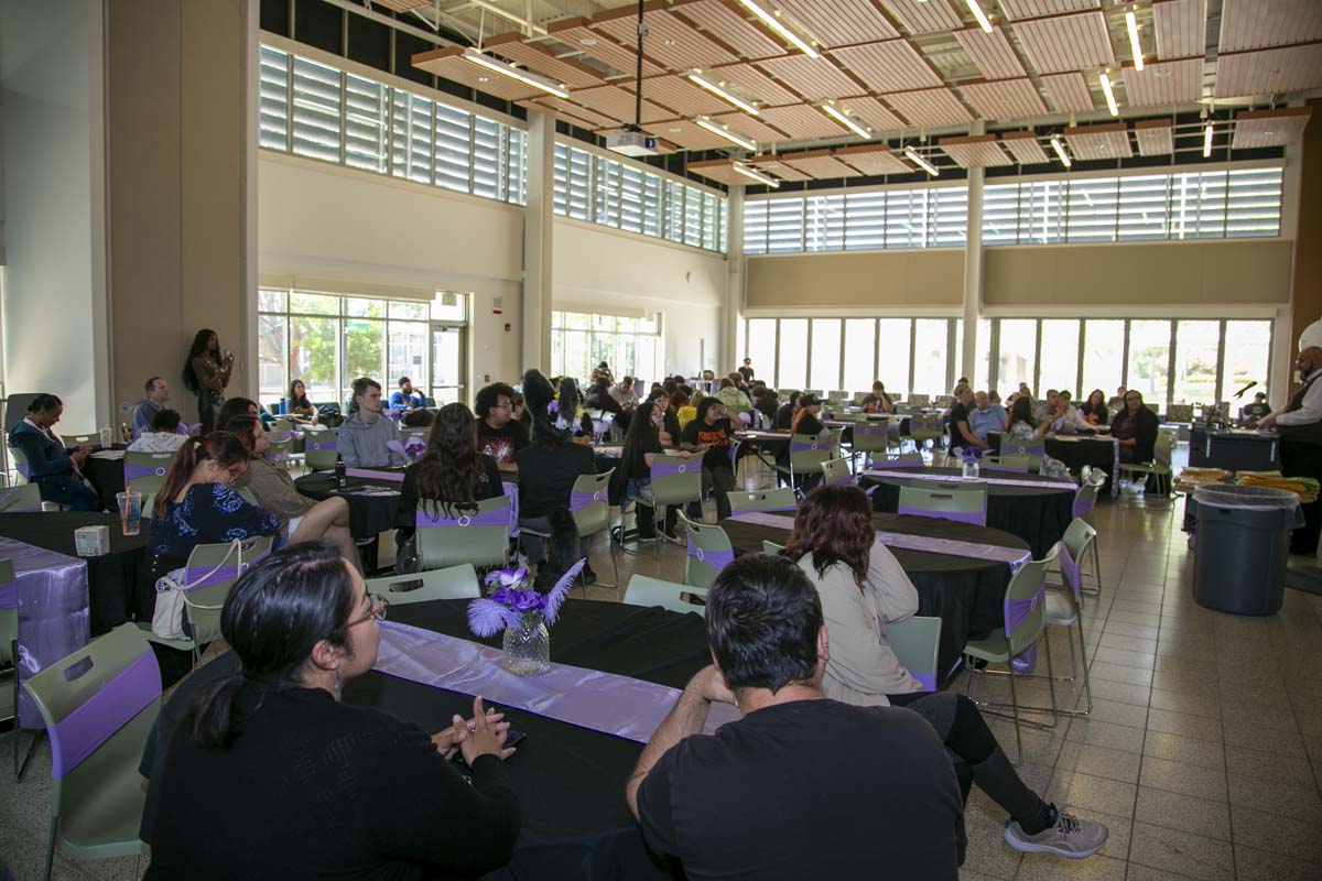 Students attend the CHC Lavender Grad Luncheon.