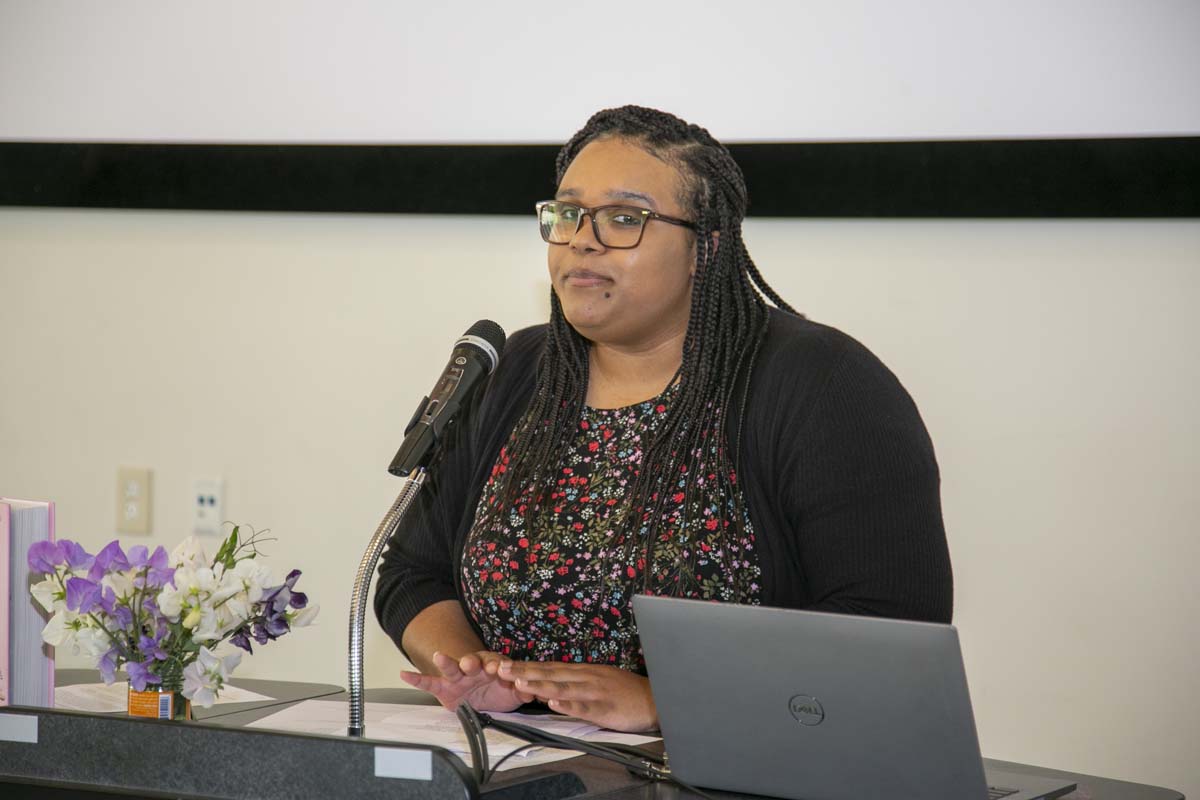 Students attend the CHC Lavender Grad Luncheon.