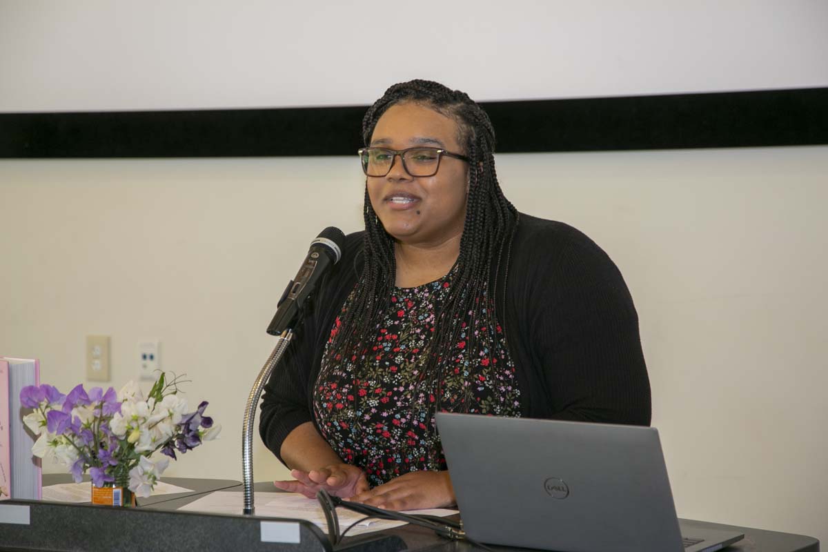 Students attend the CHC Lavender Grad Luncheon.