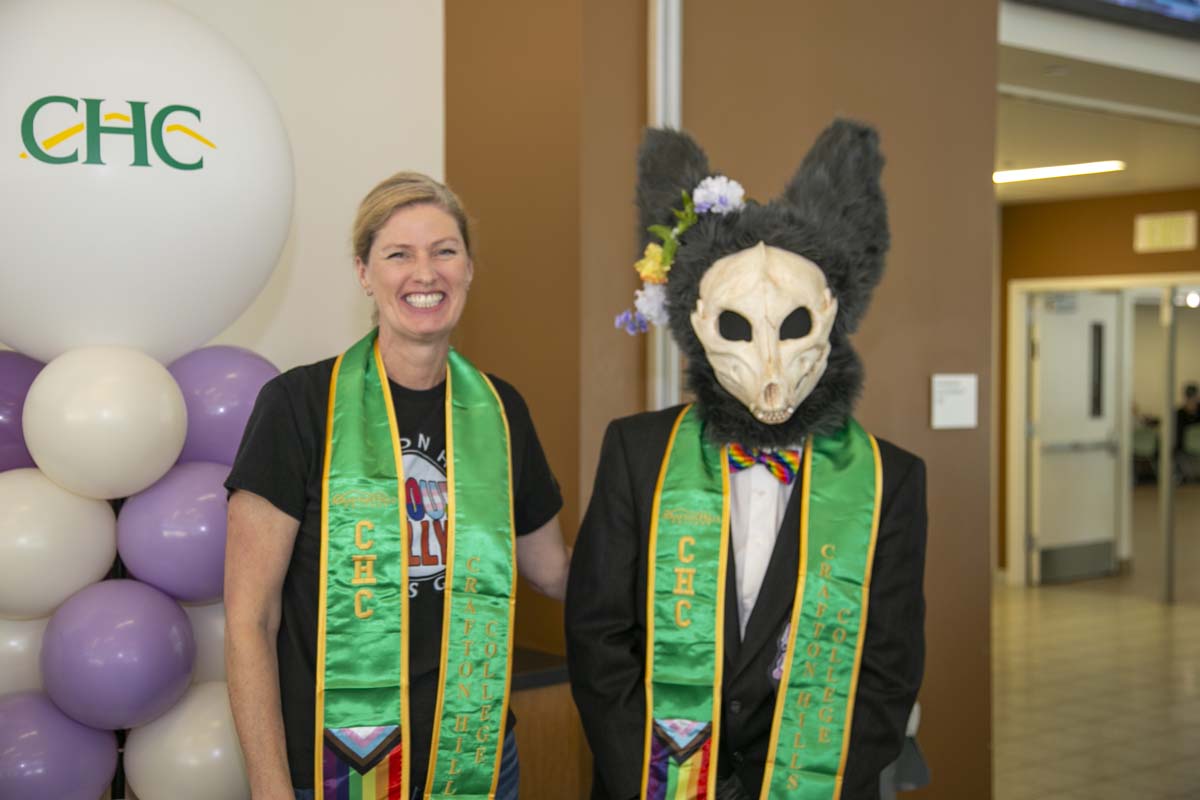 Students attend the CHC Lavender Grad Luncheon.