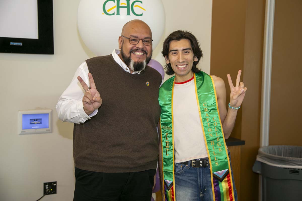 Students attend the CHC Lavender Grad Luncheon.