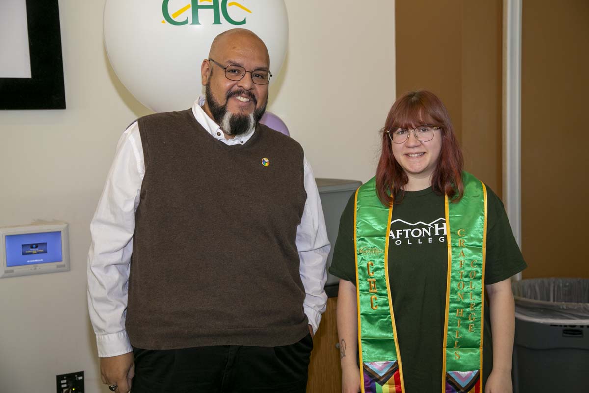 Students attend the CHC Lavender Grad Luncheon.