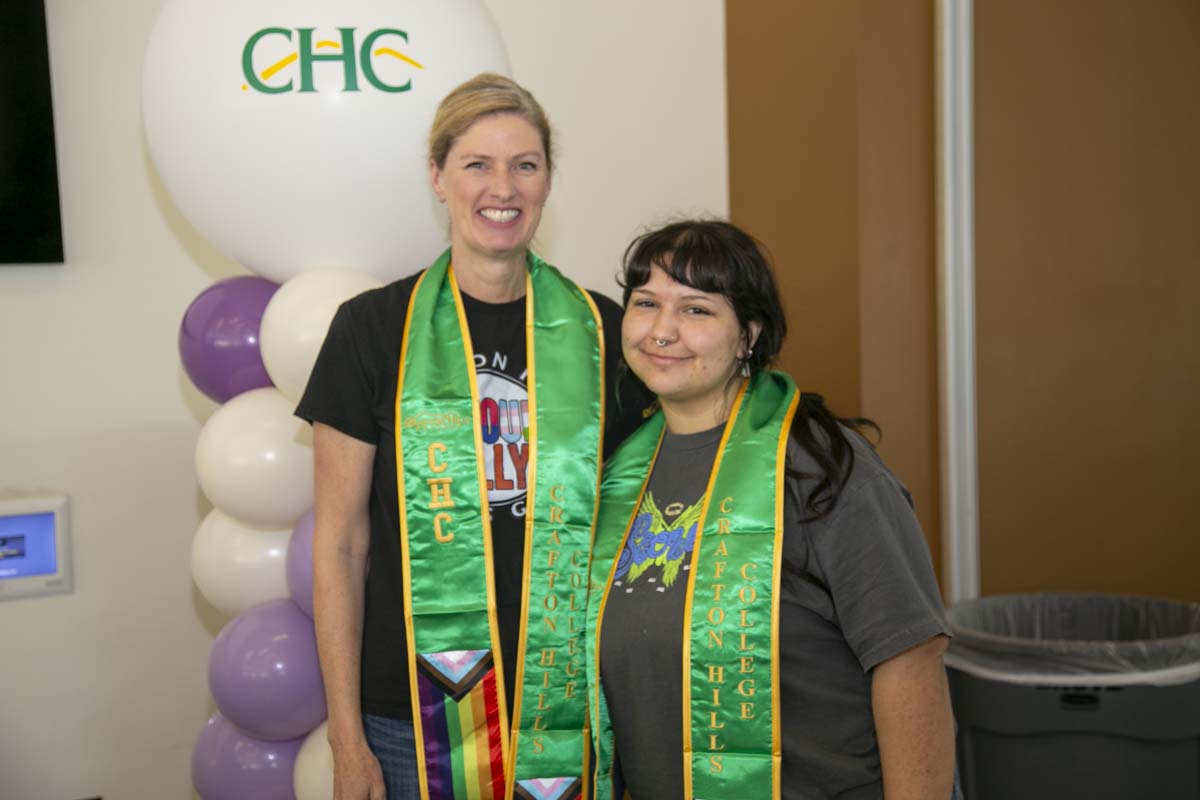 Students attend the CHC Lavender Grad Luncheon.