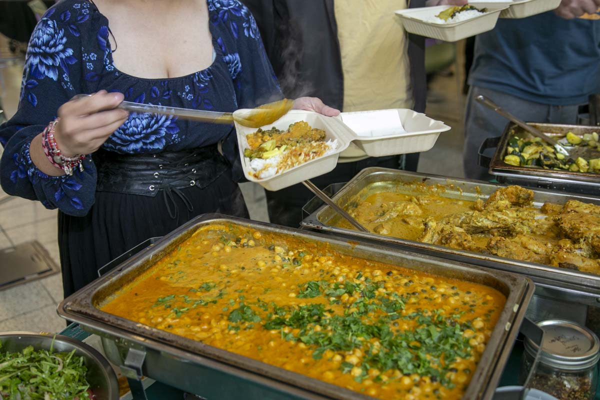 Students attend the CHC Lavender Grad Luncheon.