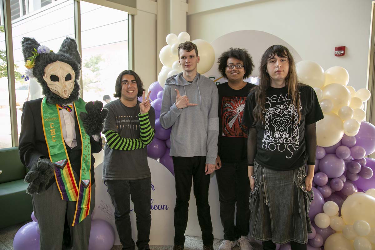 Students attend the CHC Lavender Grad Luncheon.