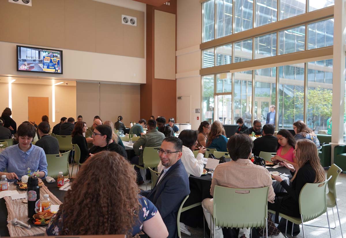 Students attend Dining with the Deans at CHC in honor of the high GPAs.