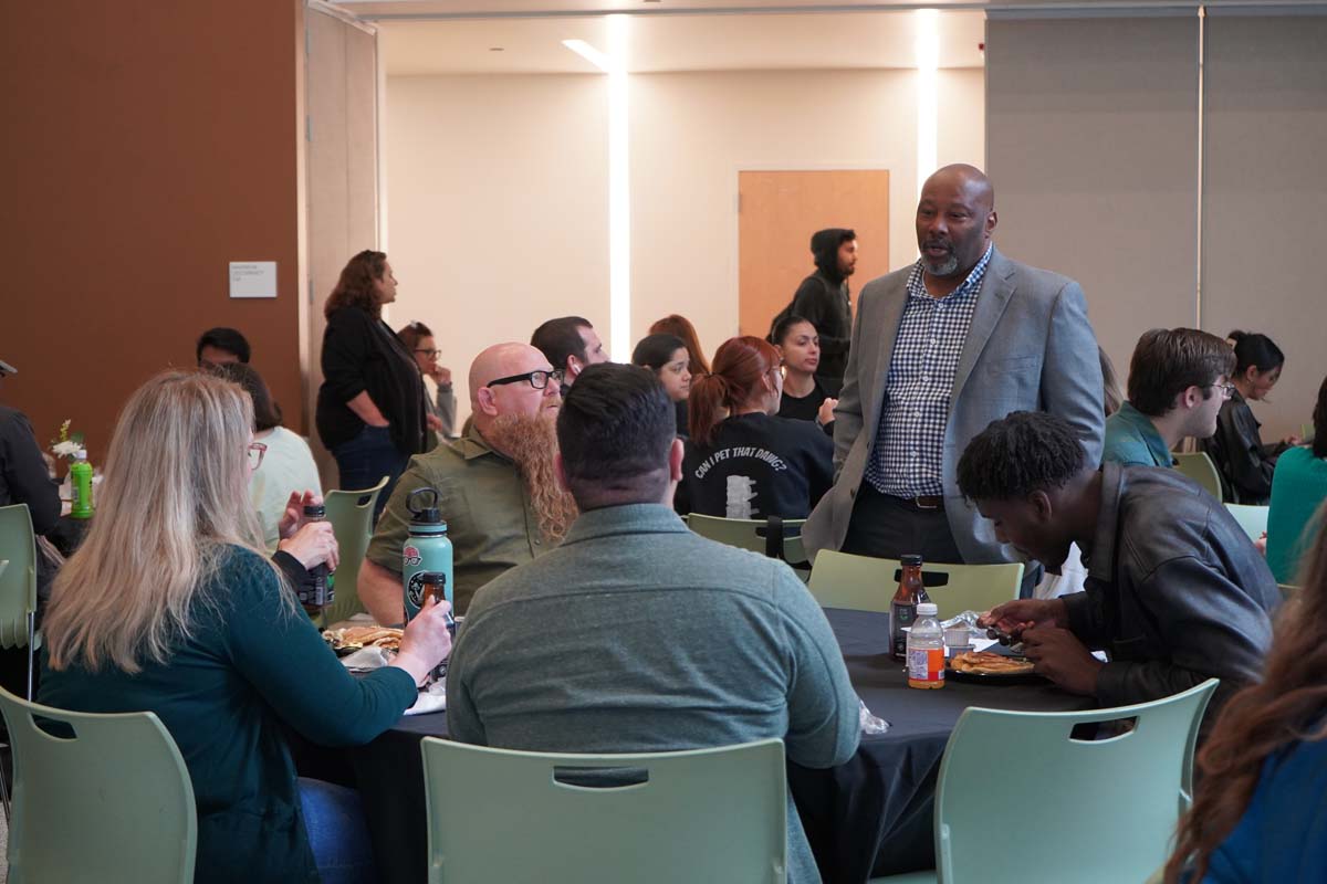 Students attend Dining with the Deans at CHC in honor of the high GPAs.
