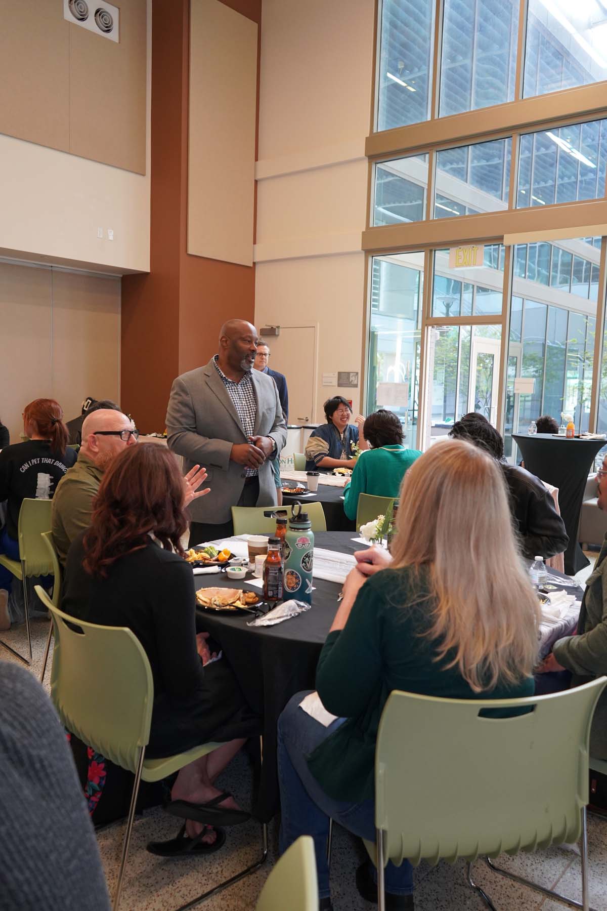 Students attend Dining with the Deans at CHC in honor of the high GPAs.