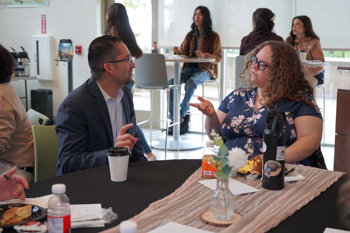 Students attend Dining with the Deans at CHC in honor of the high GPAs.