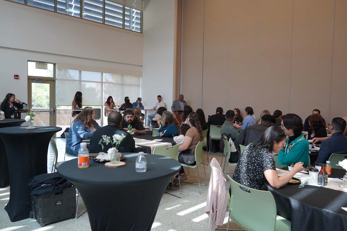 Students attend Dining with the Deans at CHC in honor of the high GPAs.