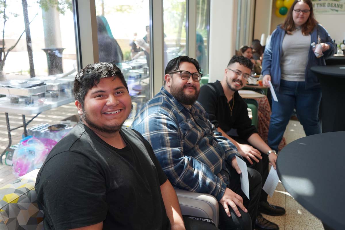 Students attend Dining with the Deans at CHC in honor of the high GPAs.