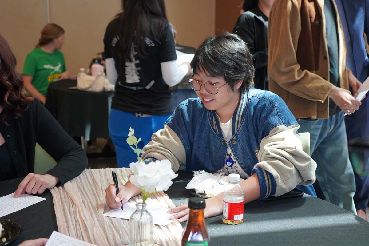 Students attend Dining with the Deans at CHC in honor of the high GPAs.