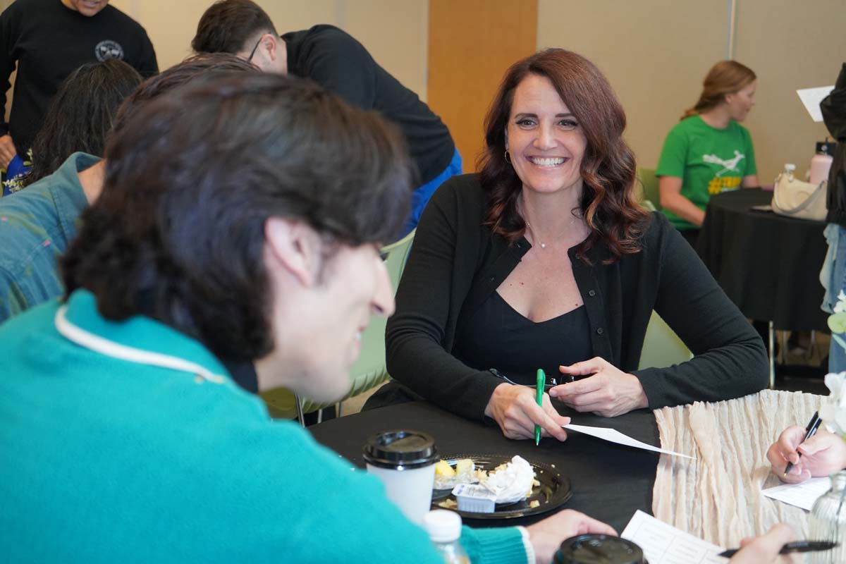 Students attend Dining with the Deans at CHC in honor of the high GPAs.