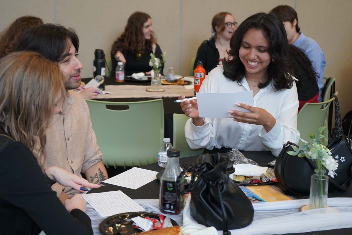 Students attend Dining with the Deans at CHC in honor of the high GPAs.