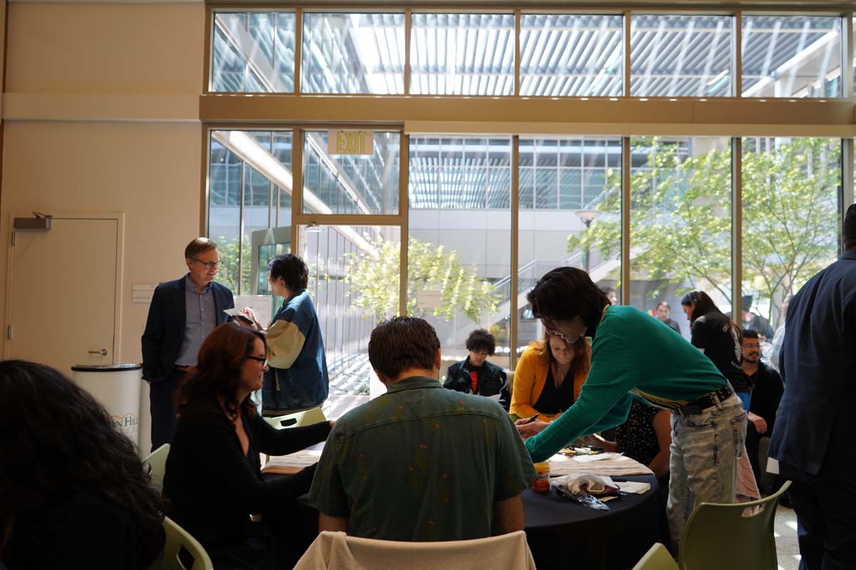 Students attend Dining with the Deans at CHC in honor of the high GPAs.