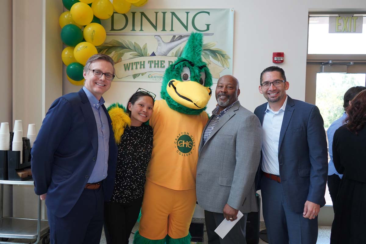 Students attend Dining with the Deans at CHC in honor of the high GPAs.