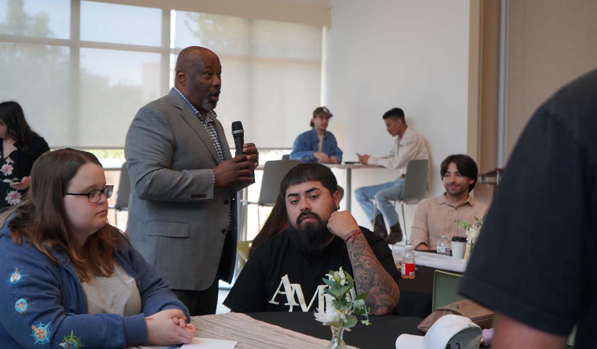 Students attend Dining with the Deans at CHC in honor of the high GPAs.