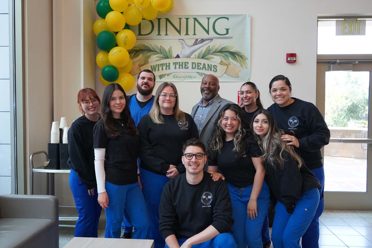 Students attend Dining with the Deans at CHC in honor of the high GPAs.