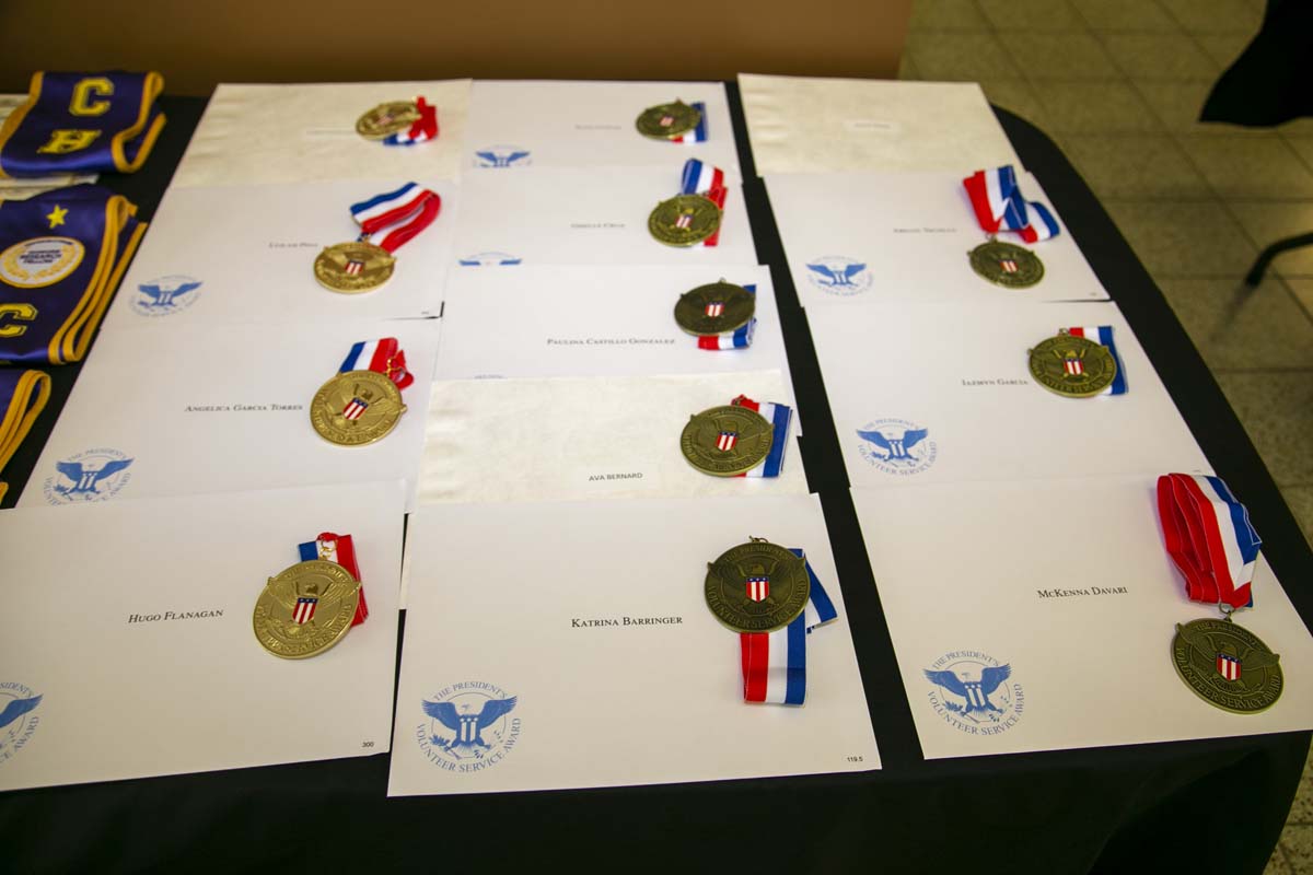 CHC Students recognized at Honors Ceremony.