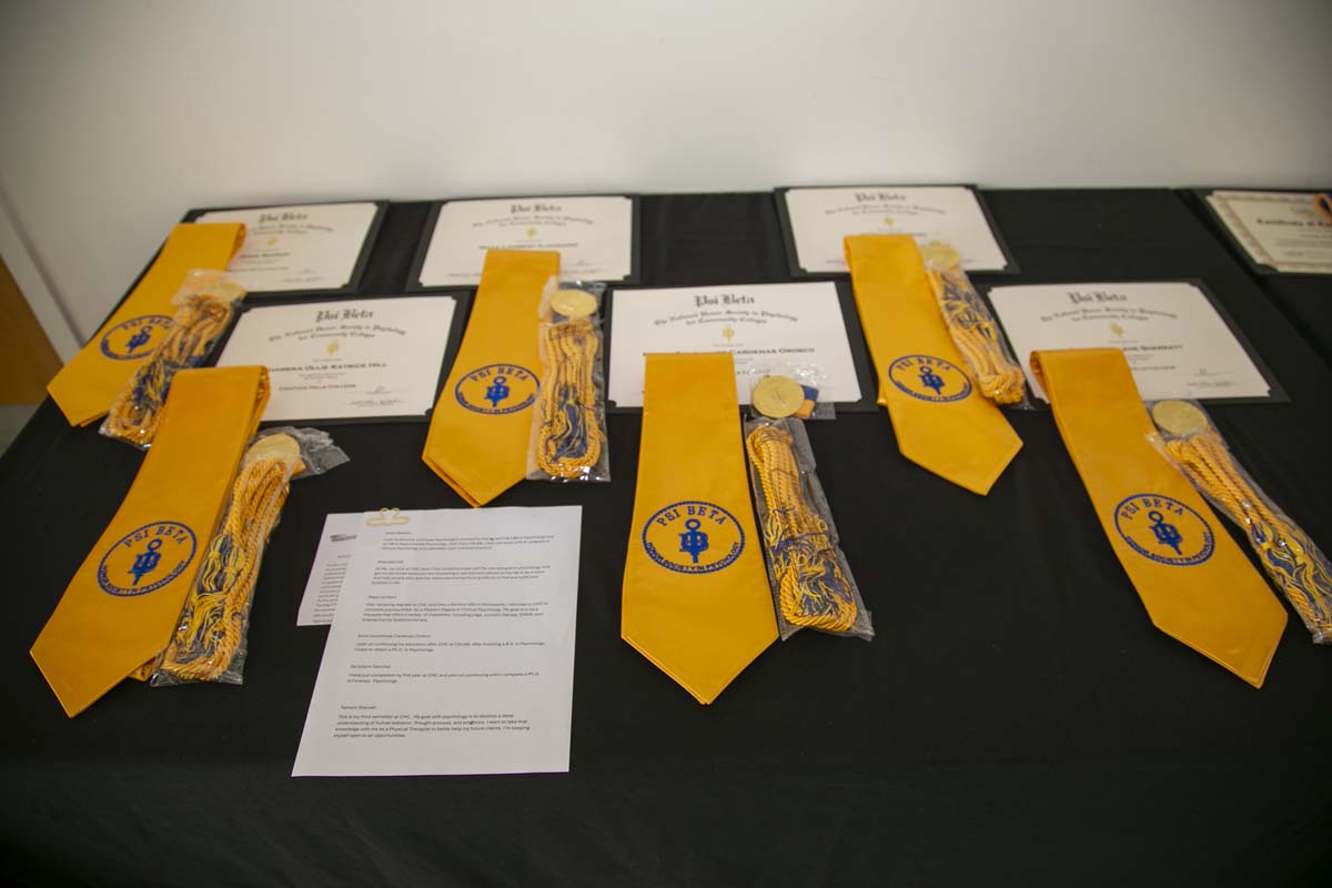 CHC Students recognized at Honors Ceremony.