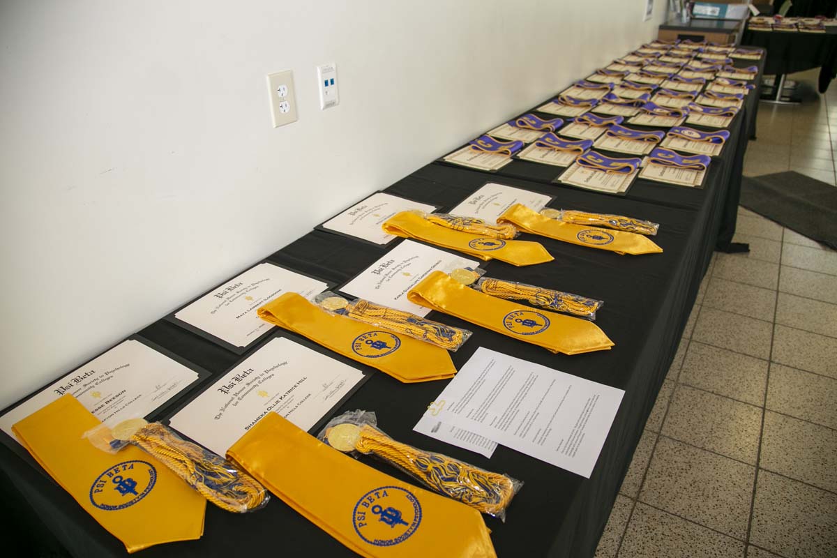 CHC Students recognized at Honors Ceremony.